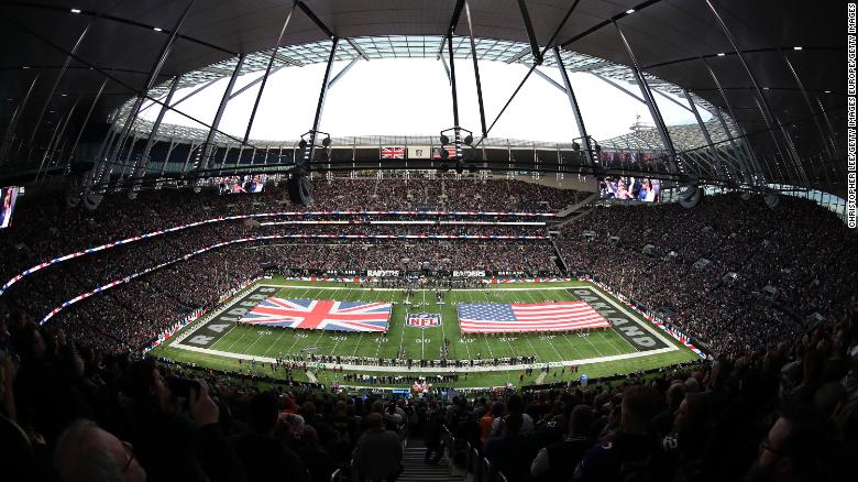 This was the first NFL game at Tottenham Hotspur Stadium.