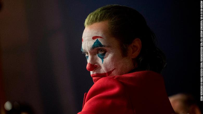 A still from the film &quot;Joker,&quot; starring Joaquin Phoenix as Arthur Fleck.