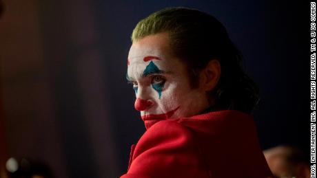 A still from the film &quot;Joker,&quot; starring Joaquin Phoenix as Arthur Fleck.