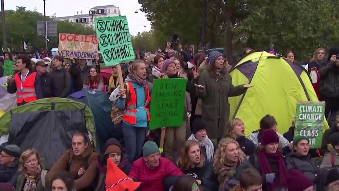 Hundreds Arrested In Global Protests For Climate Crisis CNN Video