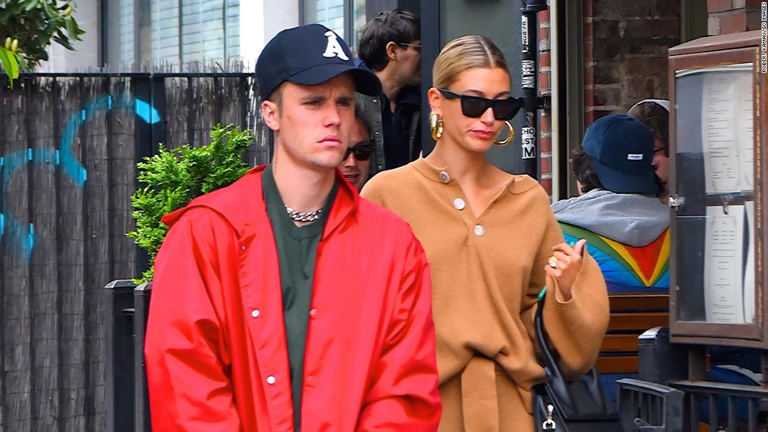 Justin Bieber and Hailey Baldwin seen out and about on May 3, 2019 in New York City. 