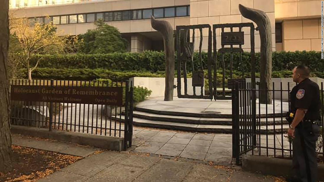 Anti-Semitic "stickers" were found at the entrance gate of the Garden of Remembrance in White Plains, New York. The community has organized an interfaith prayer vigil at the memorial Thursday.