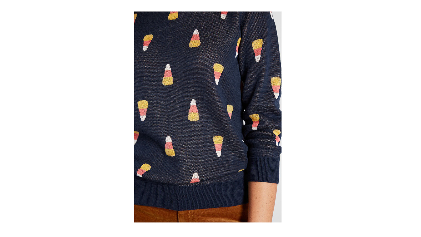 modcloth candy corn sweater