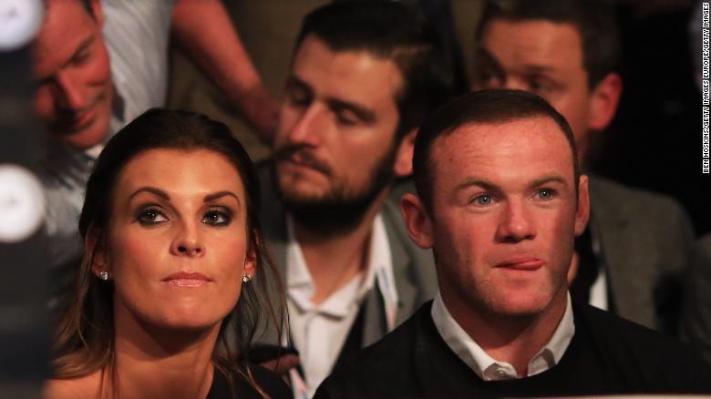 อดีตนักฟุตบอลชาวอังกฤษ Wayne Rooney และ Coleen Rooney ภรรยา
