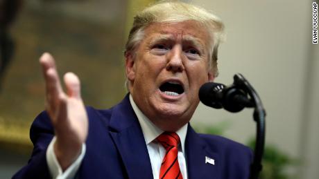 President Donald Trump answers questions from reporters during an event on &quot;transparency in Federal guidance and enforcement&quot; in the Roosevelt Room of the White House, Wednesday, October 9.