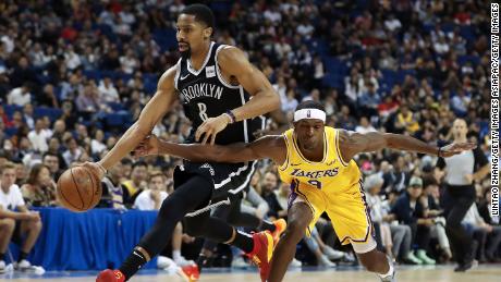 Lakers and Nets warmly greeted by Chinese fans but NBA remains jittery