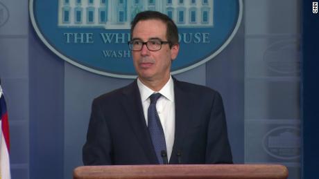 Mnuchin opposing Secret Service presidential-travel cost disclosures until after election, source says