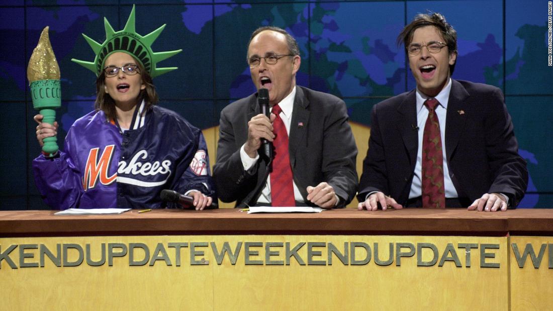 Giuliani appears on an episode of &quot;Saturday Night Live&quot; in December 2001.