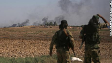 Concerns over ISIS as Syrian troops join fights with Kurds