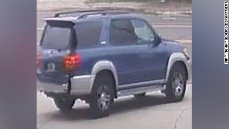 The vehicle Birmingham police believe is connected to the abduction of Kamille McKinney.