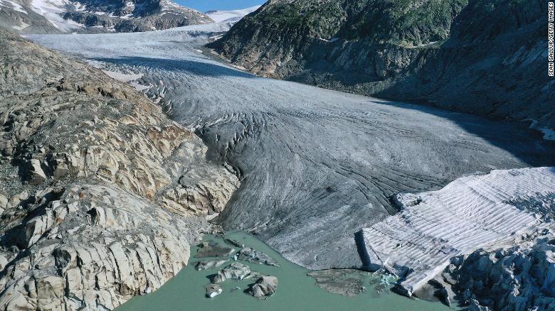 Switzerland has lost more than 500 glaciers since 1900.