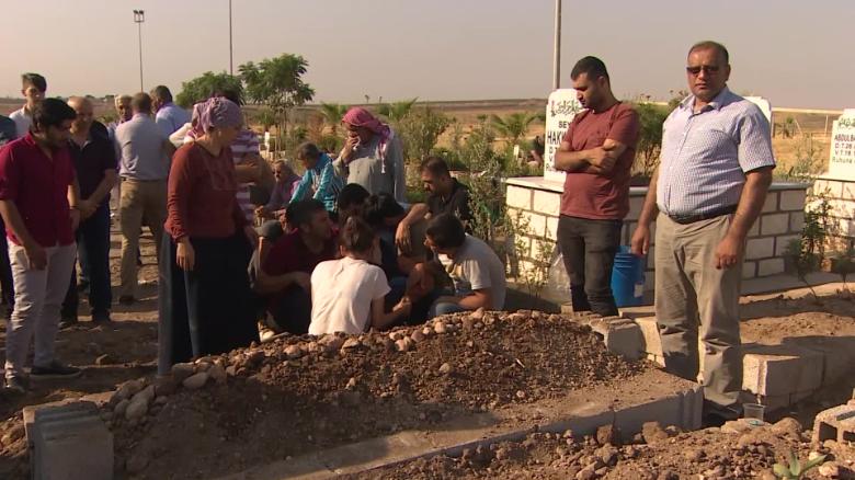 Kurds mourn friends and family killed in mortar attack