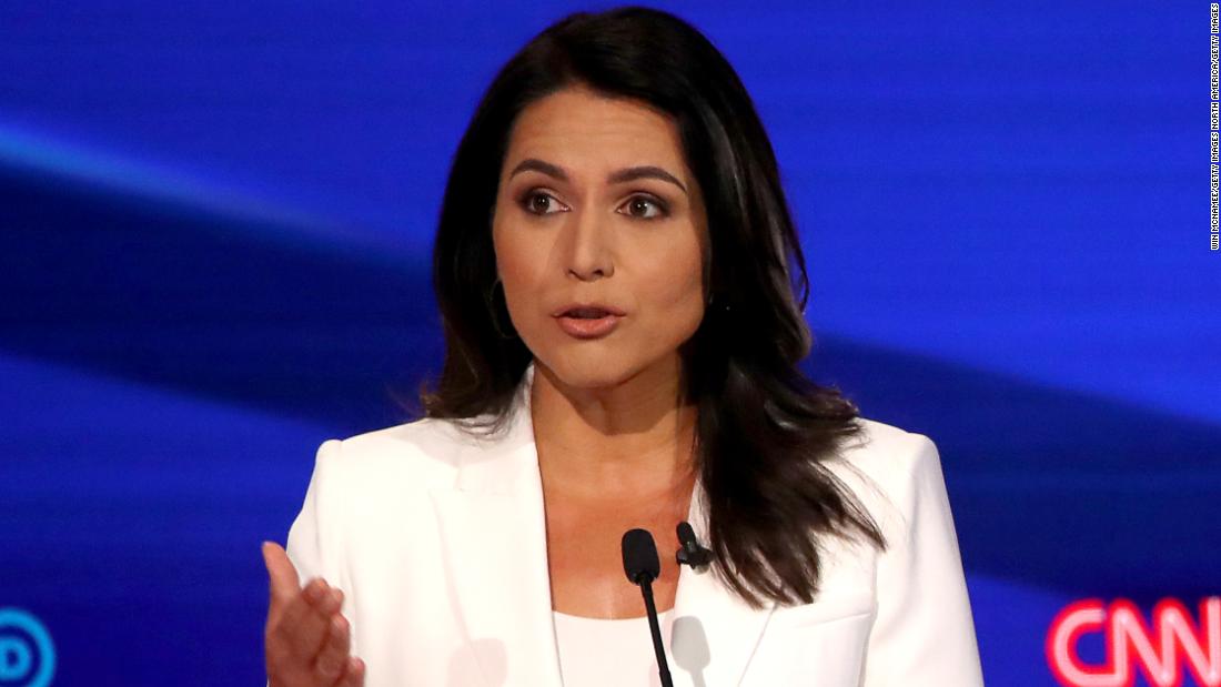 Tulsi Gabbard What Is The Hawaii Representative Doing Cnn Politics 