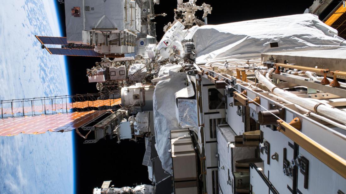 Download International Space Station Inside Sleeping Background