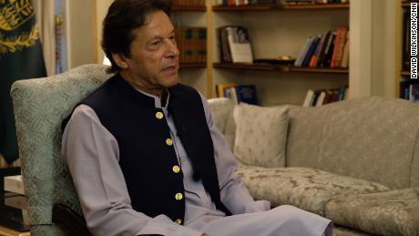 Imran Khan talks exclusively to CNN on Tuesday.