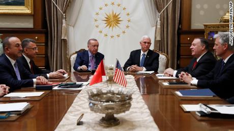 Inside Mike Pence&#39;s 9 hours in Turkey