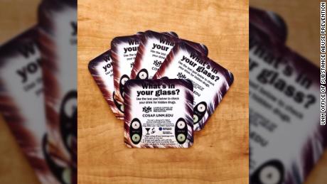 The University of New Mexico&#39;s Office of Substance Abuse Prevention is giving away coasters that could detect two of the most common date-rape drugs.
