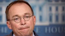 WASHINGTON, DC - OCTOBER 17: Acting White House Chief of Staff Mick Mulvaney answers questions during a briefing at the White House October 17, 2019 in Washington, DC. Mulvaney answered a range of questions relating to the issues surrounding the impeachment inquiry of U.S. President Donald Trump, and other issues during the briefing. (Photo by Win McNamee/Getty Images)