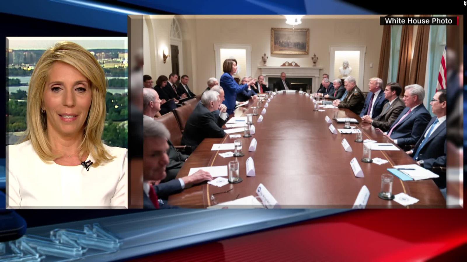 Dana Bash Look At Pelosi Stand Up To A Table Of All Men Cnn Video 5128