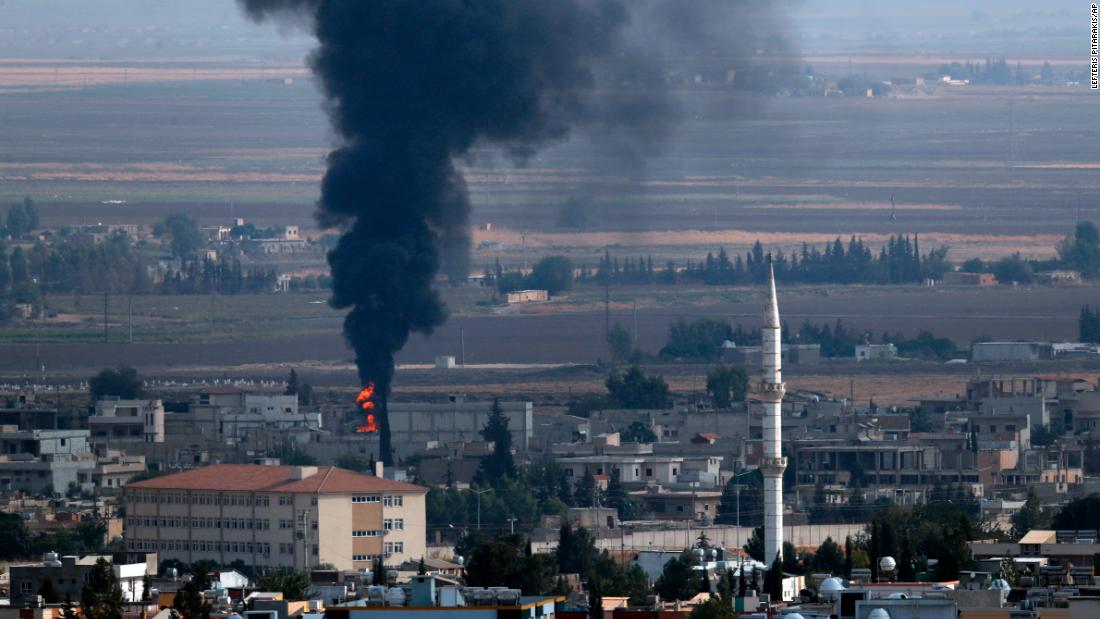 Smoke billows from a fire in Ras al-Ain, Syria, on Friday, October 18. US Vice President Mike Pence announced a day earlier that he and Turkish President Recep Tayyip Erdogan had agreed to a ceasefire halting Turkey&#39;s incursion into northern Syria. The Turkish government insisted that &lt;a href=&quot;https://www.cnn.com/2019/10/17/politics/syria-ceasefire-pence/index.html&quot; target=&quot;_blank&quot;&gt;the agreement &lt;/a&gt;was not a ceasefire, but only a &quot;pause&quot; on operations in the region.
