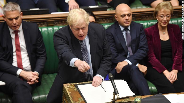 Boris Johnson speaks to lawmakers in the House of Commons to update them on his new Brexit deal with EU.