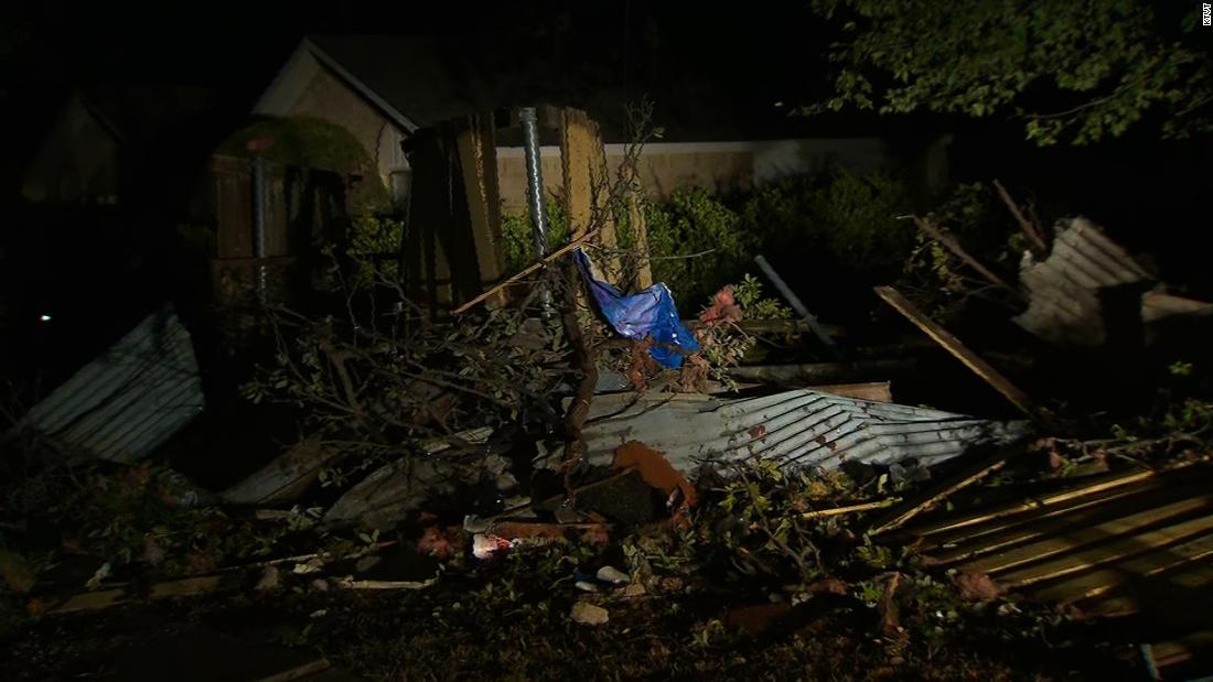 Tornado leaves damage in northern Dallas CNN Video