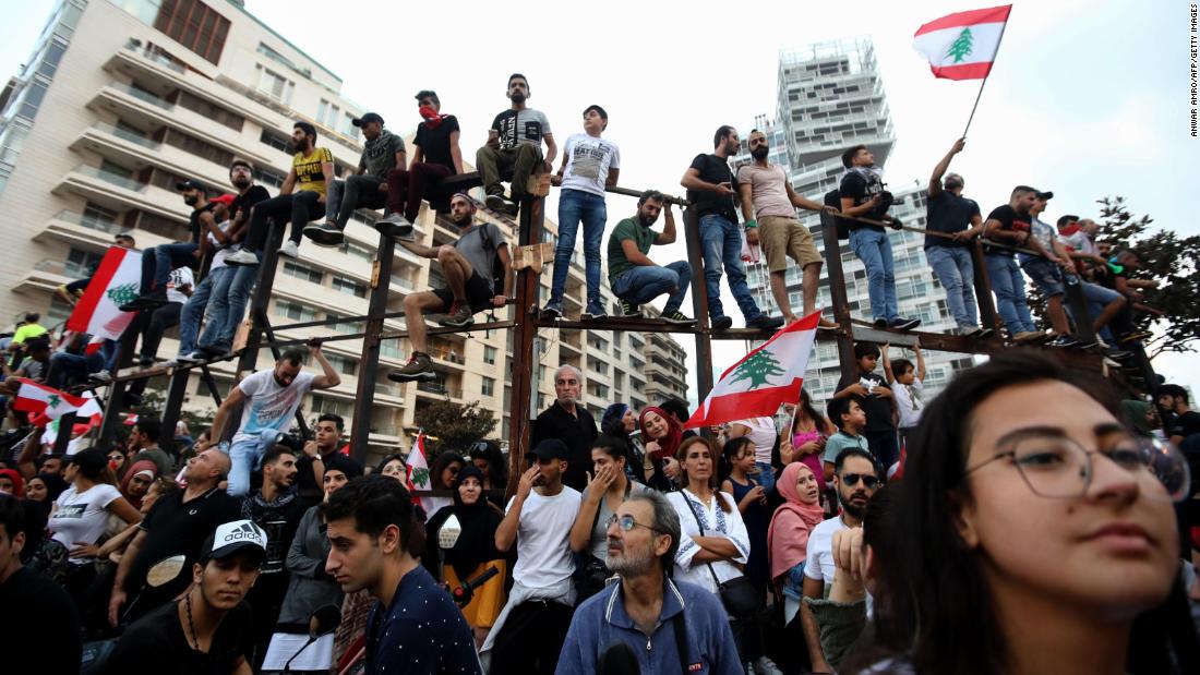 Lebanon 'days' away from economic collapse if no solution to protests found, bank official says