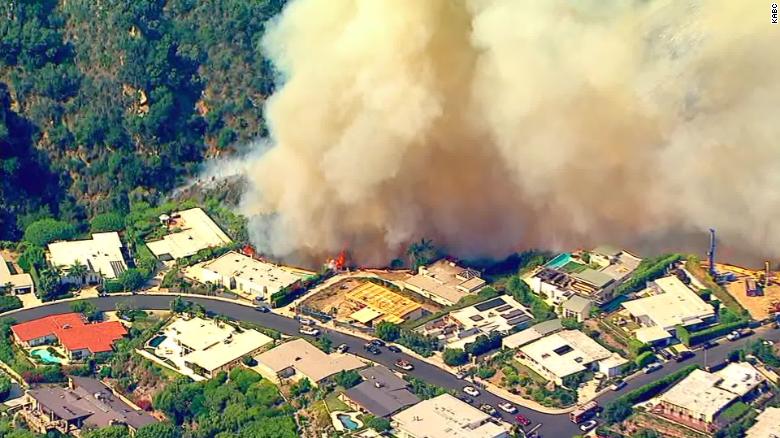 Palisades Fire has burned dozens of acres, officials say