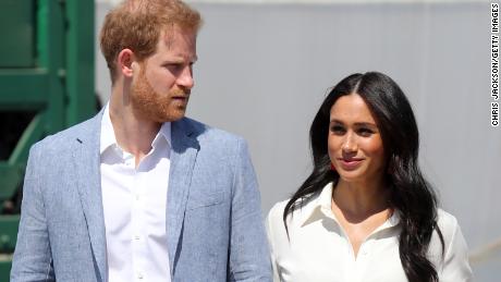 Prince Harry and wife, Meghan, Sussex visit a Johannesburg township in South Africa hours after the Duke of Sussex issued a statement blasting the media&#39;s coverage of the couple. 