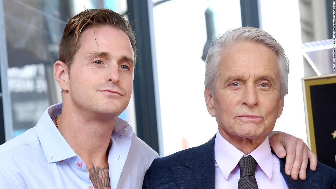 Michael Douglas meets newborn grandson for the first time