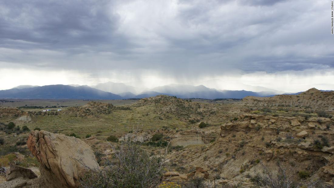 Corral Bluffs is located outside of Colorado Springs, Colorado. 