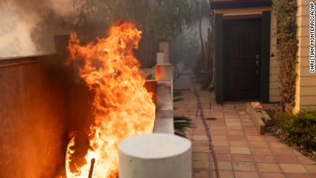 A brush fire in Southern California exploded to over 3,000 acres in just a few hours