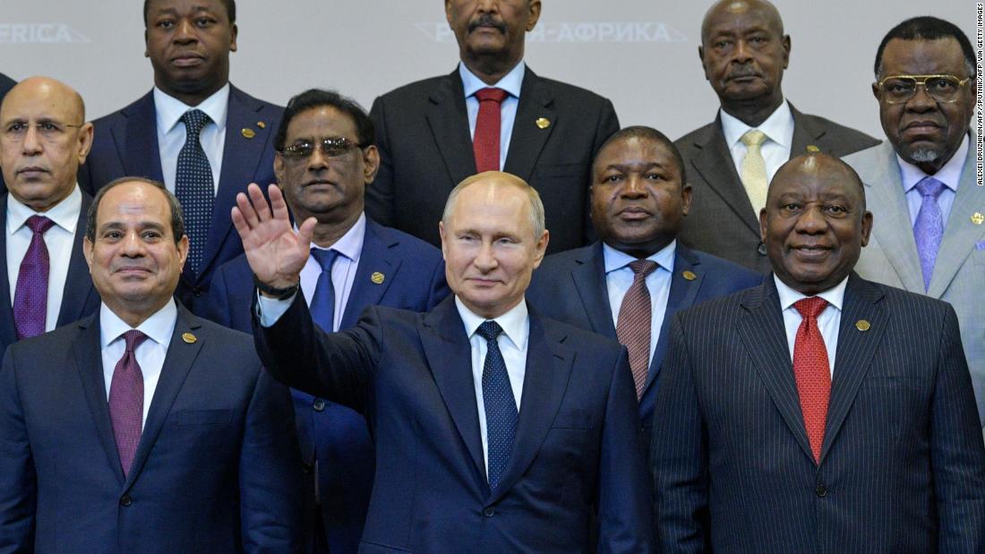 african leaders visit to russia