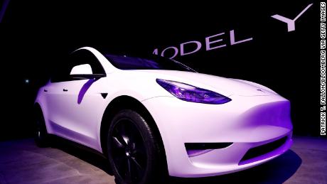 The Tesla Model Y, now due to be available next summer.