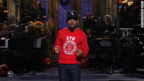 Chance the Rapper showed support for the Chicago teachers on strike by wearing a Chicago Teacher&#39;s Union Sweatshirt when he hosted &quot;Saturday Night Live.&quot; 