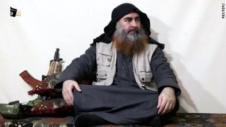 ISIS leader Abu Bakr al-Baghdadi&#39;s appears in a video dated April 29, 2019. 