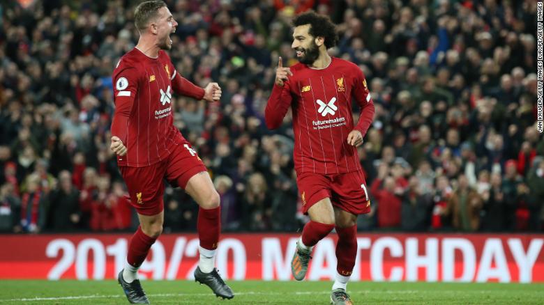 Mo Salah&#39;s second-half penalty helped Liverpool defeat Tottenham at Anfield. 