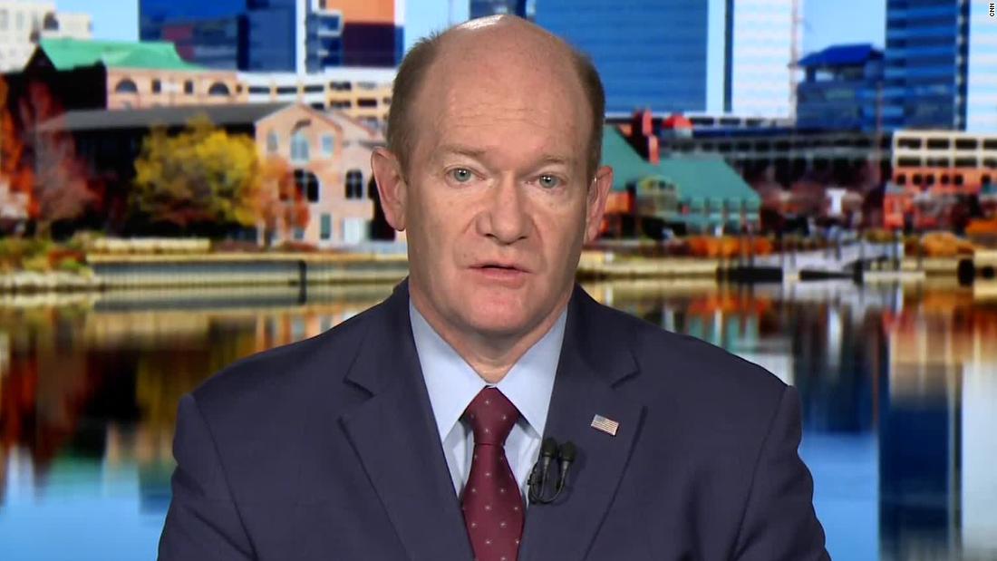 Sen Chris Coons Trump Disrespected Pelosi By Not Informing Her Of Al