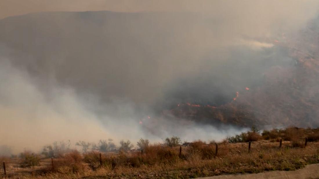 California Wildfire Rages Outside Reagan Library In Simi Valley - Cnn Video