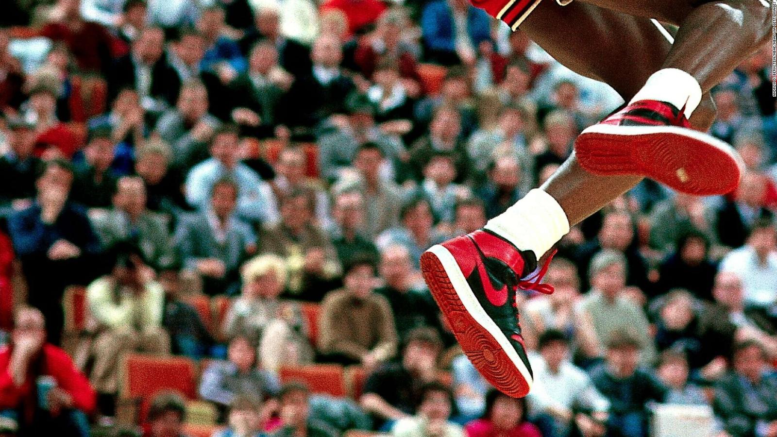 why were air jordans banned from the nba