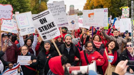 Huelga de 'víctimas no planificadas' de maestros de Chicago de 2019