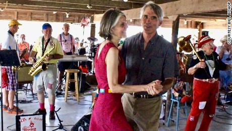 Bill Bishop and his wife Julie Ardery at a polka dance.
