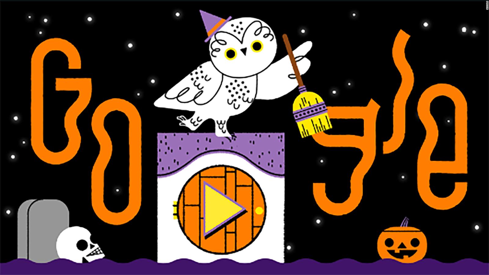 google doodle games halloween