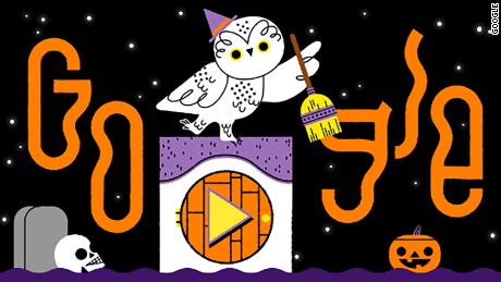 google doodle halloween game