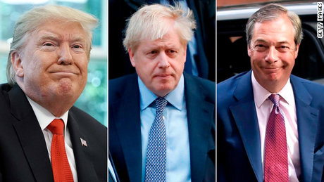 Trump calls for UK PM and Brexit party leader to team up