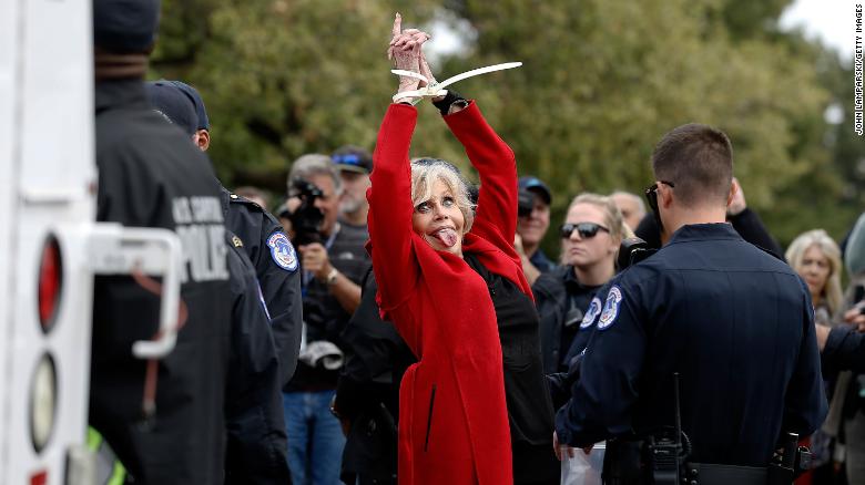 Image result for Jane Fonda got arrested AGAIN. Make that the 4th Friday in a row