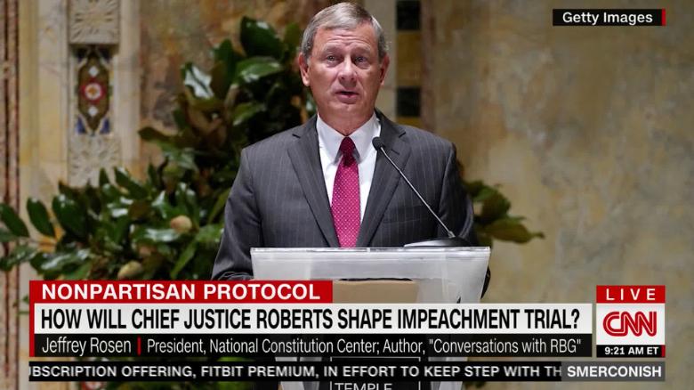 Chief Justice John Roberts Prepares To Take The Stage For Impeachment Trial Cnnpolitics 8806