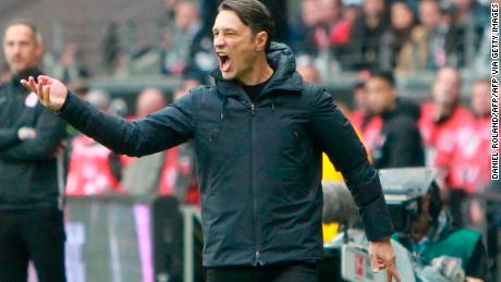 Bayern Munich&#39;s Croatian coach Niko Kovac is under pressure after a sorry away defeat to Eintracht Frankfurt.