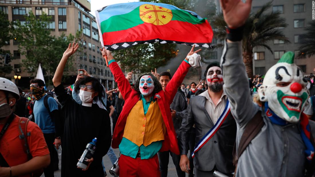 Why The Joker Is Showing Up In Protests Around The World Cnn