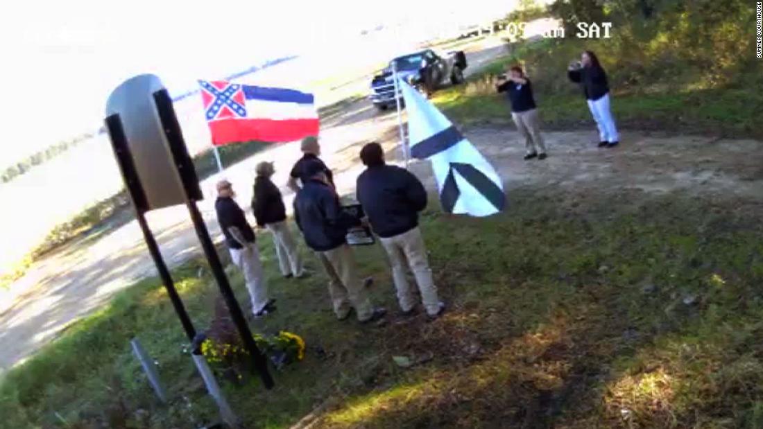 A White Supremacist Group Filmed In Front Of The Emmett Till Sign Weeks After It Was Made